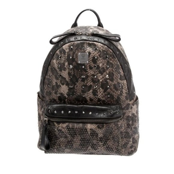Rare MCM Leopard Visetos Armour Backpack main image 4